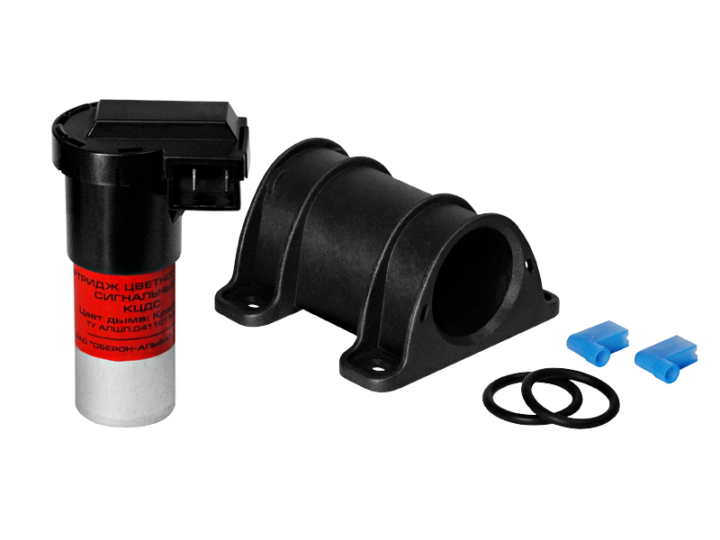 Установочный дымовой комплект красный дым