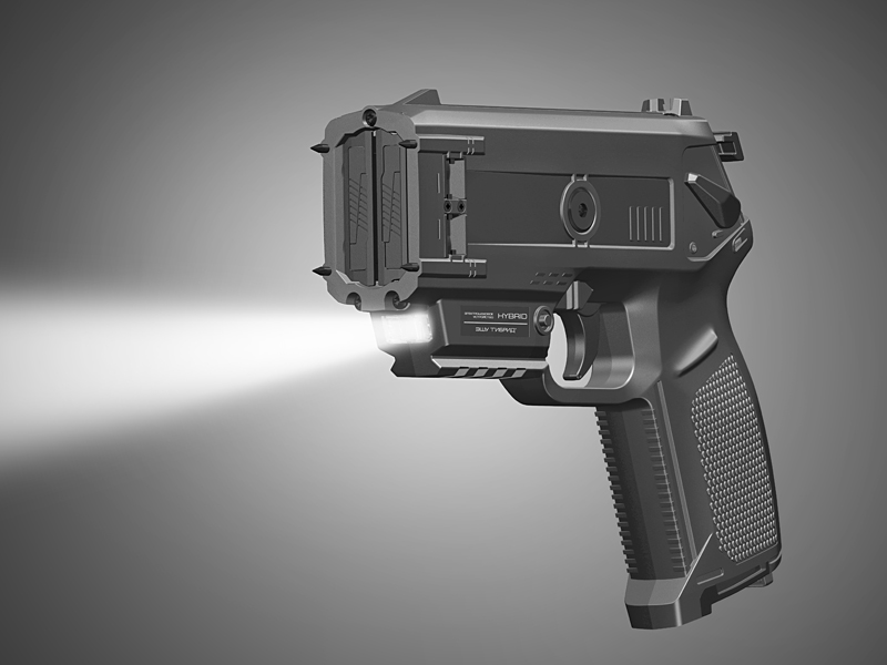 Электрошоковое устройство ГИБРИД - мощное двухзарядное ручное оружие